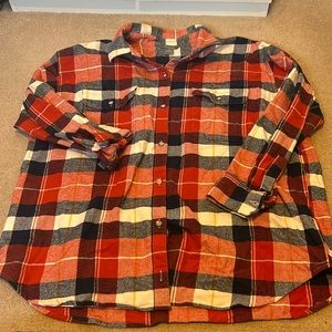Plaid button down